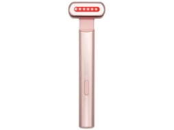 Dispositivo Facial Portátil De Luz Vermelha Led Para Rosto E Pescoço Massagem Por Vibração Rosa Yizhood