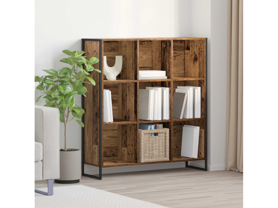 Vidaxl Gabinete De Livros 99,5 X 30 X 108,5 Cm Derivados De Madeira