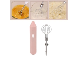 Espumador Elétrico de Leite, Portátil, Manual, Rosa AQUAFORGE