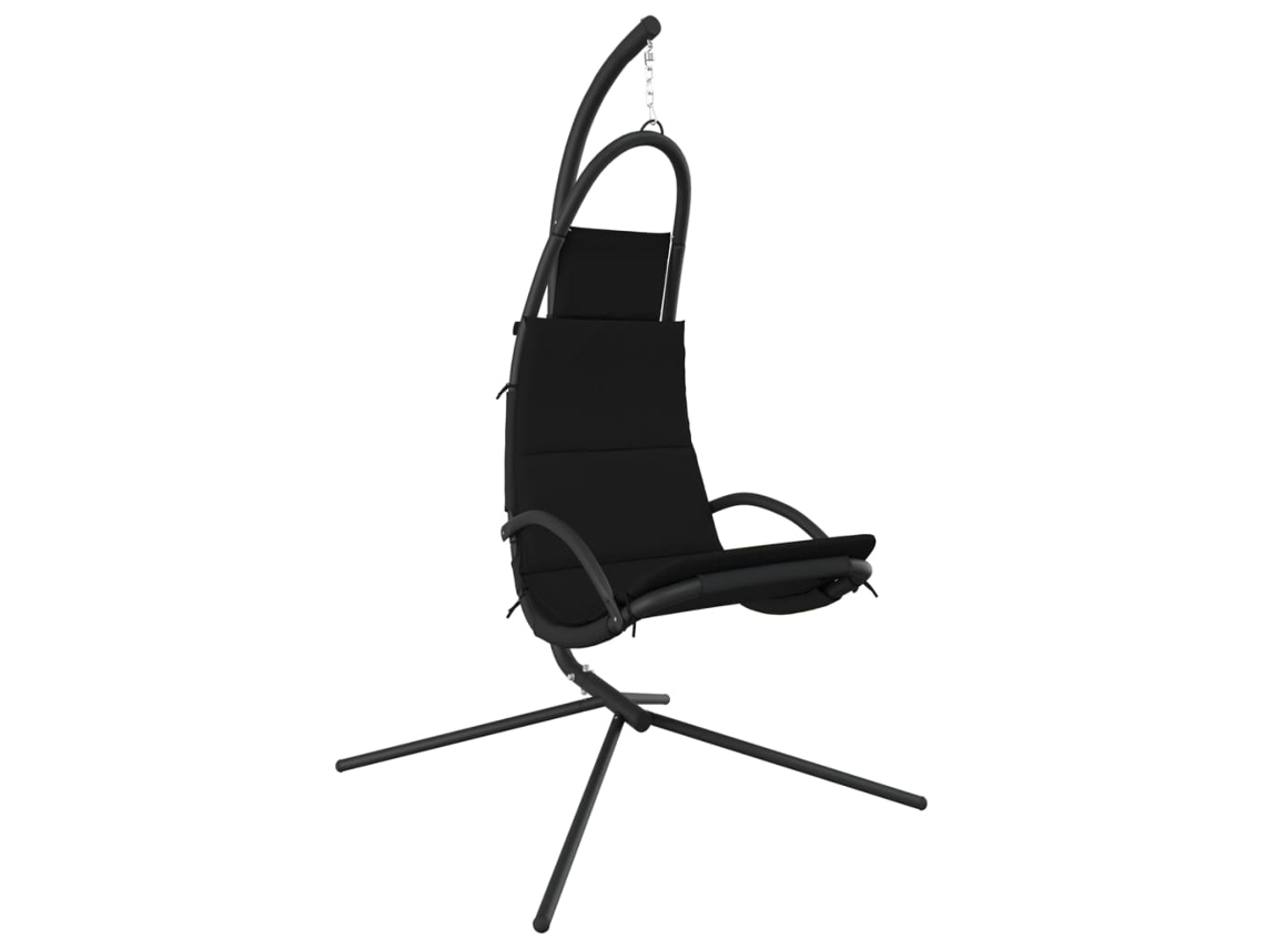 Garden Swing Chair, Garden Swing Chairs Vidaxl Preto Aço (n/a)
