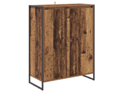 Conjunto 1 Armário De Arrumação Vidaxl Castanho Derivados De Madeira (79 X 36 X 100 Cm)