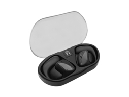 Fones De Ouvido De Condução Aérea Com Bluetooth 5.3, Fones De Ouvido Sem Fio Com Carregamento Sem Fio, Pretos Ly Ebike