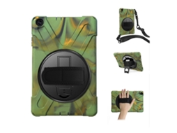 Capa de silicone 360° para Samsung Galaxy Tab A 10.1 2019, camuflada.