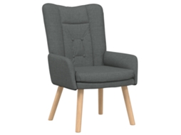 Conjunto 1 Assento De Poltrona Vidaxl Cinzento Tecido (63 X 67 X 94 Cm)
