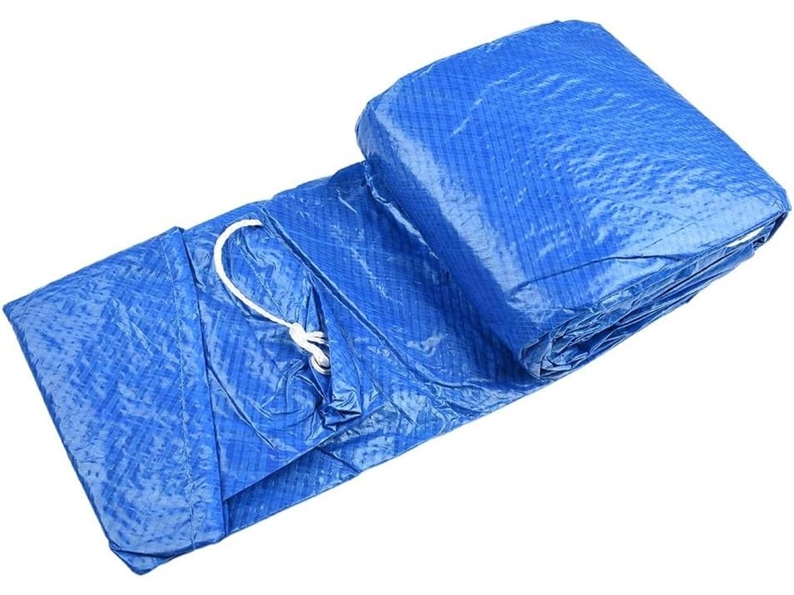 Waterproof Cover For Outdoor Use, Heavy Duty Rain And Snow Shield With Tear Resistant Plastic Fiber Cloth, Blue