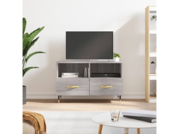 Móvel De Tv | Gabinete Tv | Armário Tv 80x36x50 Cm Derivados De Madeira Cinzento Sonoma