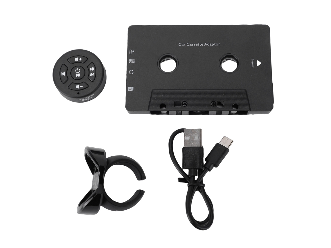 Receptor de Cassete Sem Fio Bluetooth do Carro Conexão Sem Fio Operação com Controle Remoto EOOCOO