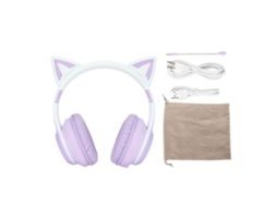 Lurelia Auscultadores Gaming Bluetooth 5.3, Microfone Integrado, Jack 3,5 Mm