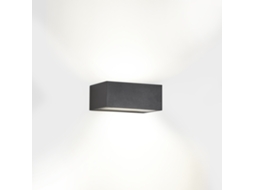 Ledsc4 Nemesis - Aplique 220x225x90mm, Alumínio, Cor Cinzento, Led 19.2w, 2700k, 1816lm, Ip65