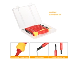 Conjunto de Chaves de Parafuso Isoladas 500v S/MARCA