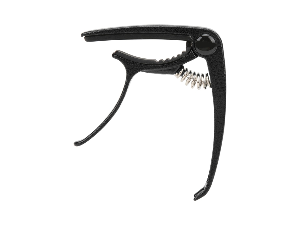 Lurelia Capotraste Com Mola Liga De Zinco Para Guitarra Acústica, Guitarra Elétrica, Ukulele E Banjo, Preto, Profissional