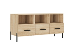 Tv Cabinet, Tv Cabinets Vidaxl Marrom Madeira Processada (n/a)