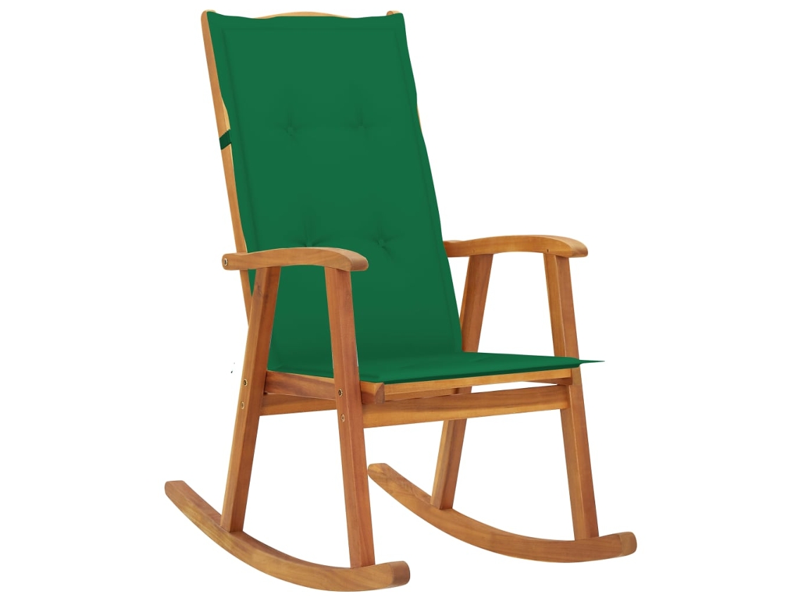 Rocking Chair, Rocking Chairs Vidaxl Marrom Madeira De Acácia (120 X 50 X 3 Cm)