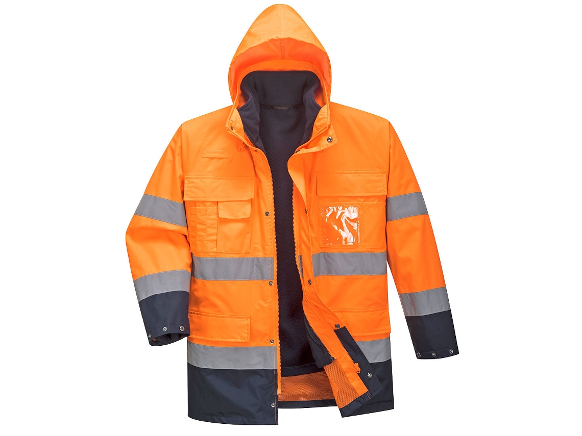 Bicolor Alta Visibilidade 3 Em 1 Lite / Amarelo Marinho / M Portwest