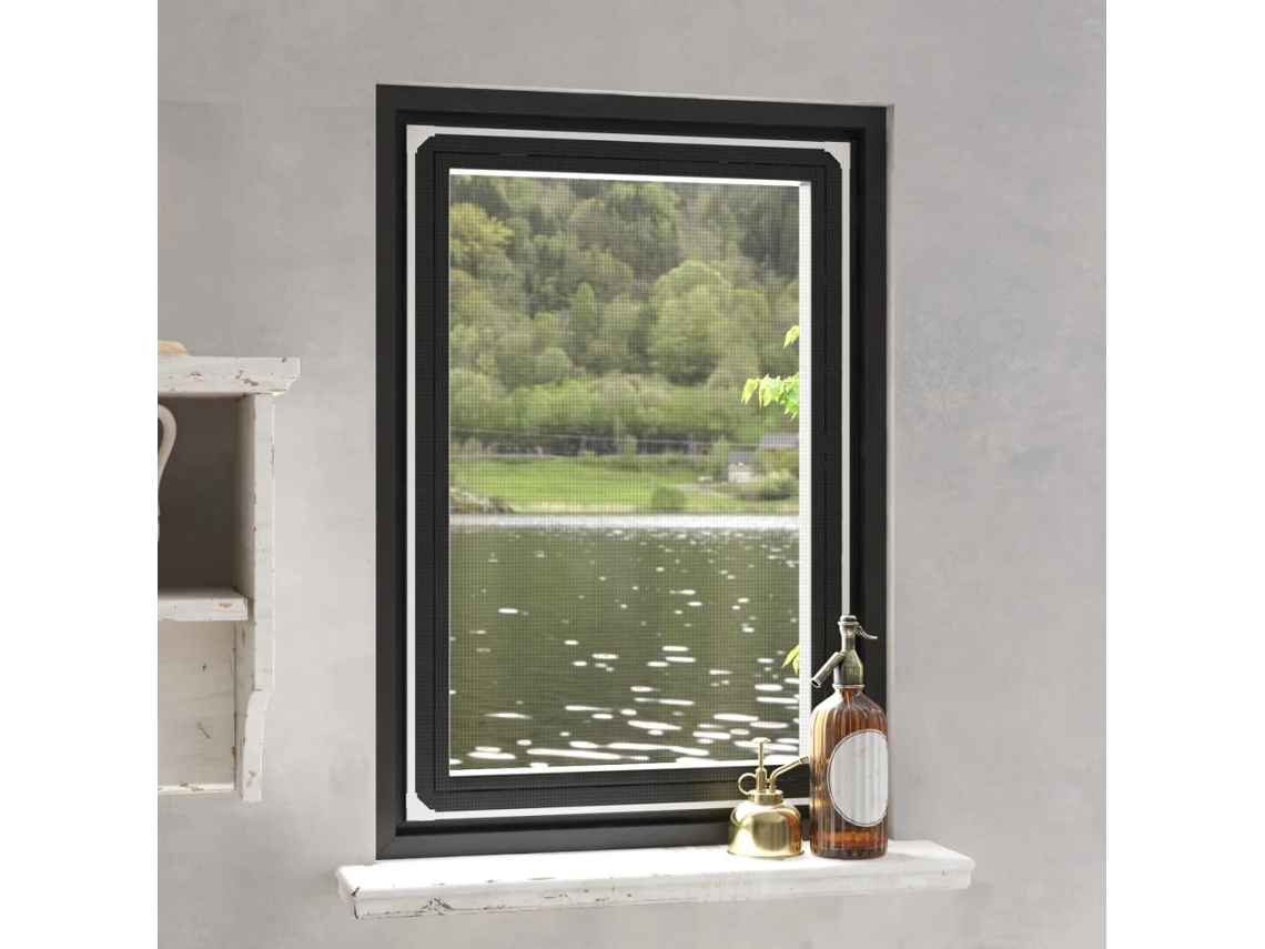 Vidaxl Tela Anti-insetos Magnética Para Janela 80x120 Cm Branco