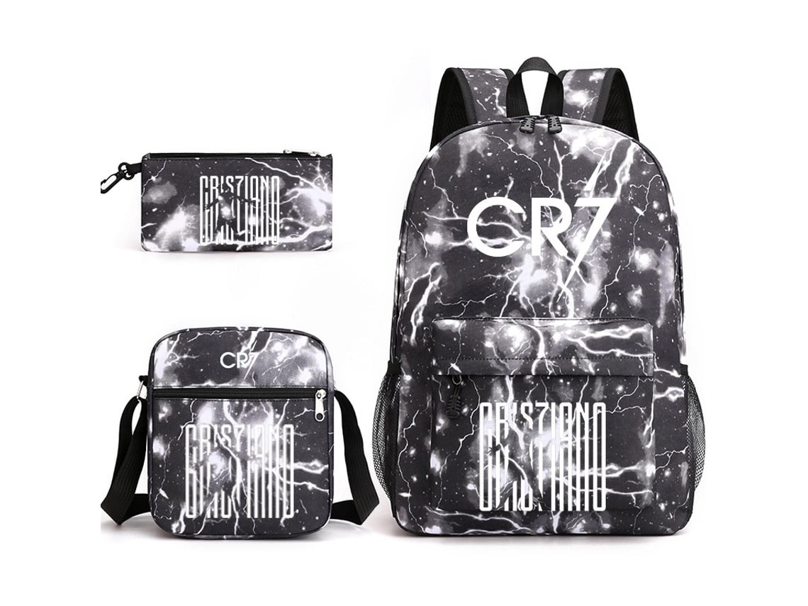 Conjunto de Três Peças Mochila Escolar Estudante, Ideal para Crianças, Educativo, Durável STELASPLEN