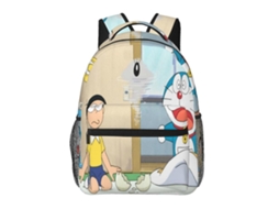 Mochila Doraemon Para Escola E Trabalho, Leve E À Prova Dágua, Mochila Estilosa Para Estudantes E Adultos G85 Olysi Shop