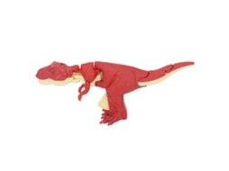 Rebe-brinquedo De Dinossauro Interativo Musical Com Cabeça Móvel Elétrico Realista Funny Press Vermelho