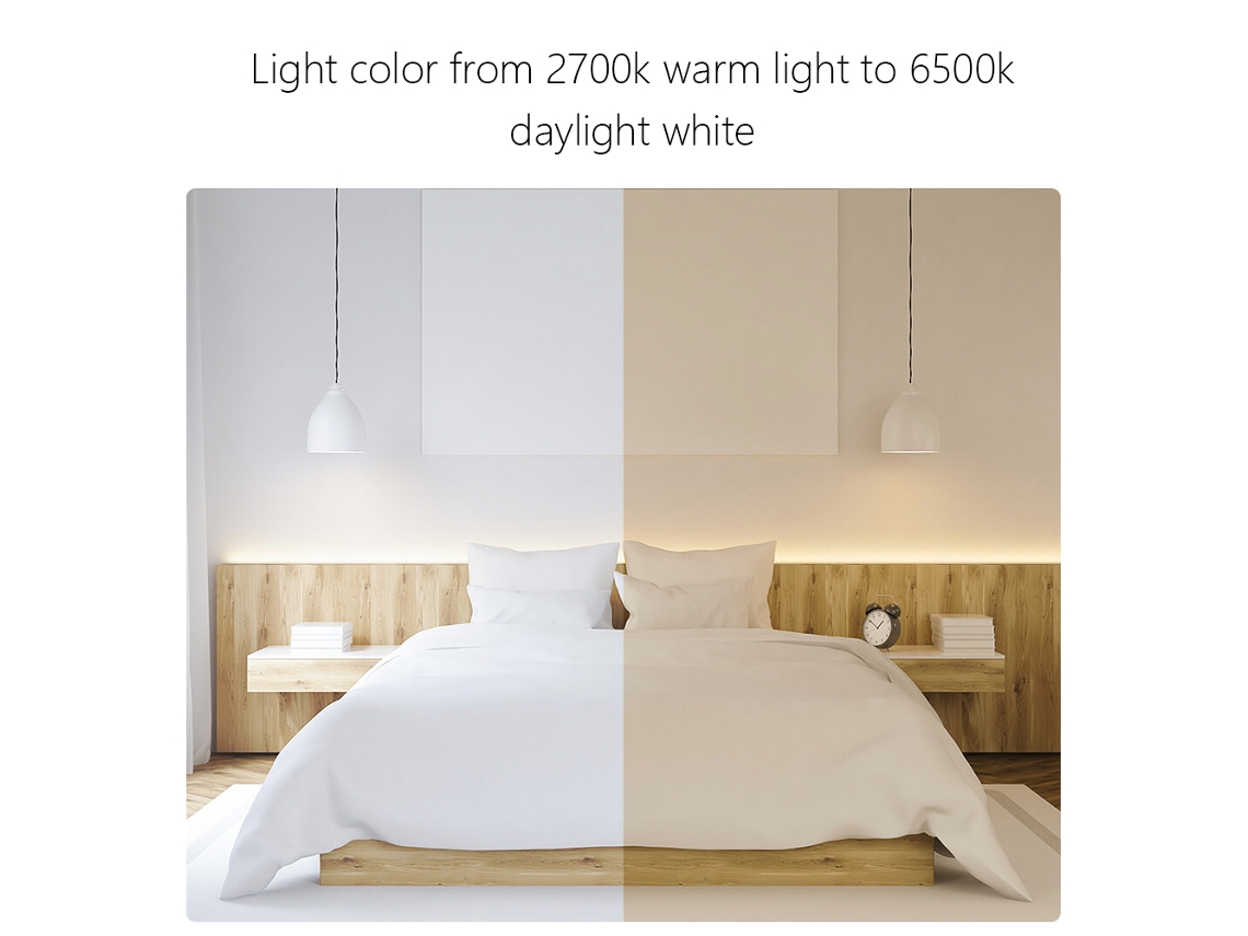 Lâmpada Inteligente LED Yeelight 4W E14/e27 2700-6500K Controle por App e Voz 450lm
