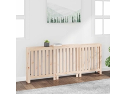 Vidaxl Cobertura De Radiador 210x21x85 Cm Pinho Maciço