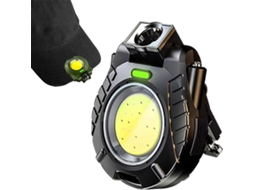 Clipe De Boné Preto Tecnológico, Reutilizável, Ideal Para Pesca,