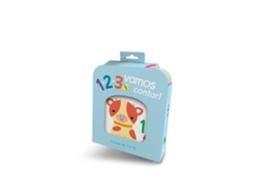 Livro 1-2-3 Vamos Contar - Vaca - Azul de Yoyo Studios (Português)