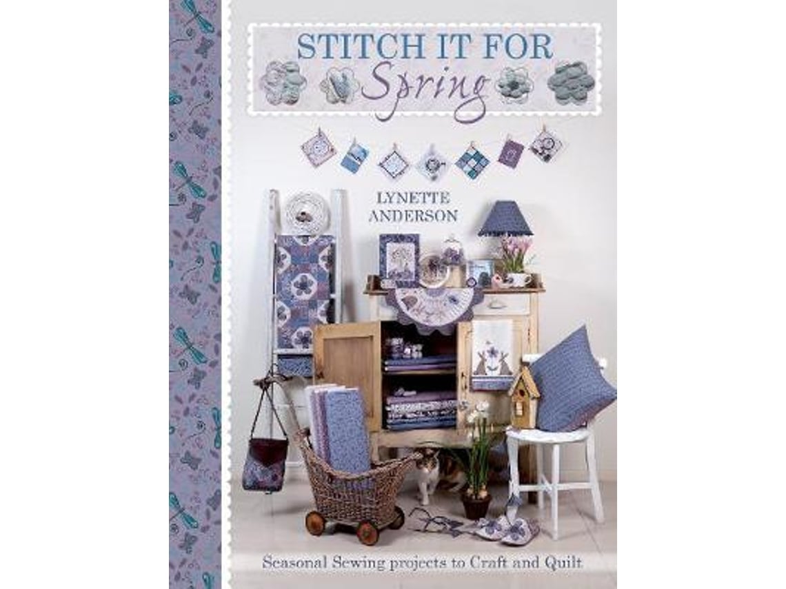 Livro Stitch It for Spring de Lynette Anderson (Inglês)