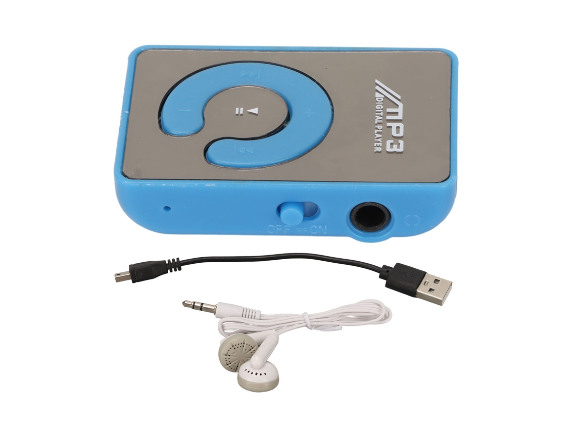 Reprodutor Mp3 Portátil LAXISCREED Clip Azul