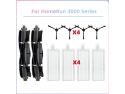 For Homerun 2000/3000 Series, Rv30/rv30 Plus / Rv10/rv10 Plus Parts Main Roller Side Brush Filter