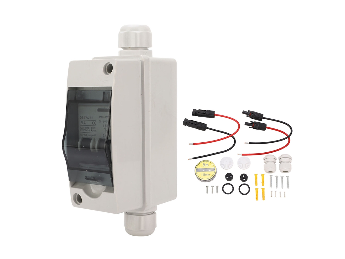 Laxiscreed Interruptor Isolador Solar Dc 12-400v E Ac 90-400v Ip65 Resistente