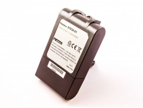 Bateria Indigo Bird 1500mAh 21.6V para Aspirador Dyson DC62 - 61034-01, 965874-02 — Bateria para aspirador | Dyson