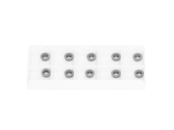 10 Inserts De Carbeto Cnc Para Torneamento E Fresamento Com Caixa De Armazenamento Industrial