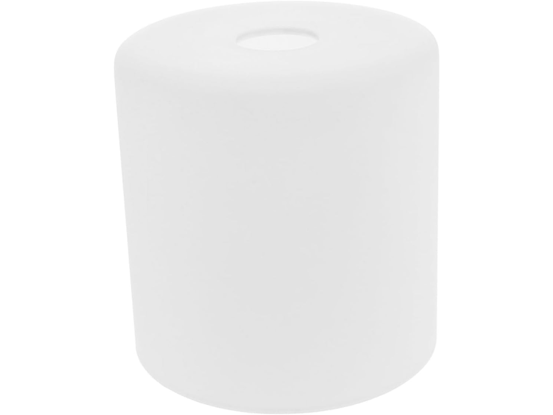 Vidro Cilíndrico Branco Leitoso para Substituição de Luminária de Mesa Ou Pendente. Compatível com SFUSHOS