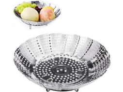 Vaporizador Legumes Dobravel Aco Inox, para Panelas e Varias Cozinhas ZYBLSSBB