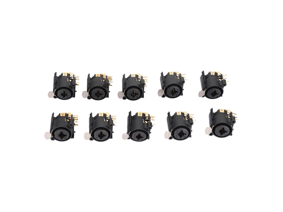 Conector Xlr Fêmea 6.35mm Painel LAXISCREED