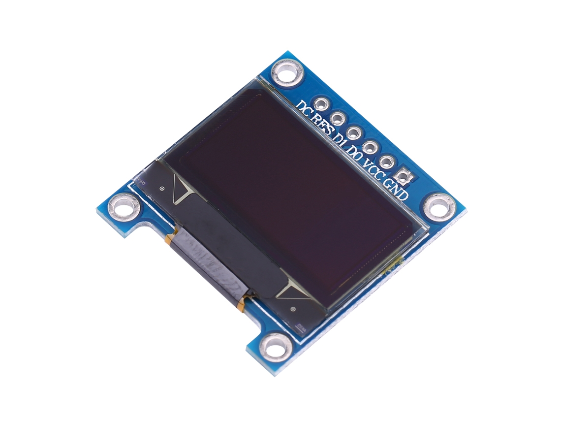 Módulo De Display Oled 0.96'' Iic Spi Serial 128x64 Texto Branco 3.3v