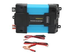 Inversor De Onda Senoidal Modificada 300 W Com Carregamento Rápido Usb Duplo, Indicador Led De Corrente Da Bateria