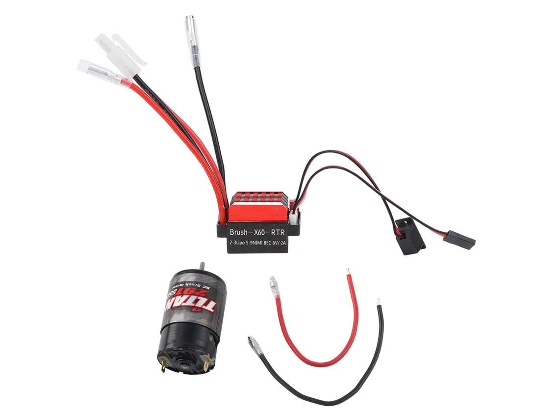 Mali motor de Escova 550 Esc 360a Controle de Velocidade Eletrônico para Carro Rc 1/10 29t Acessórios Rc