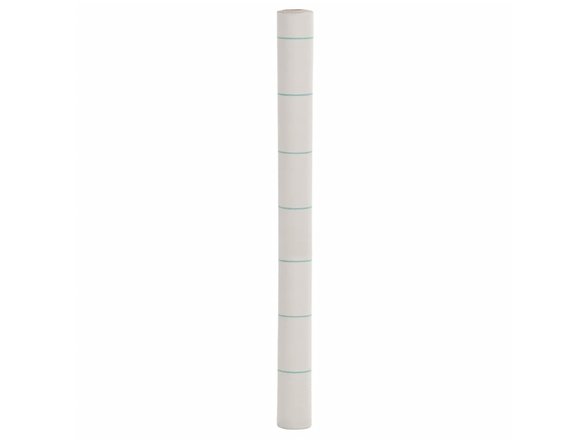 Vidaxl Tela Para Ervas Daninhas 1,5x200 M Pp Branco