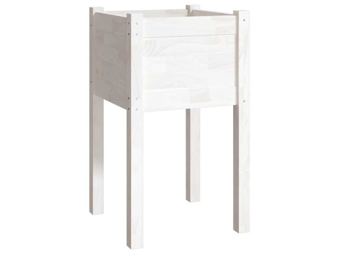 Planter, Planters Vidaxl Branco Madeira De Pinho (n/a)