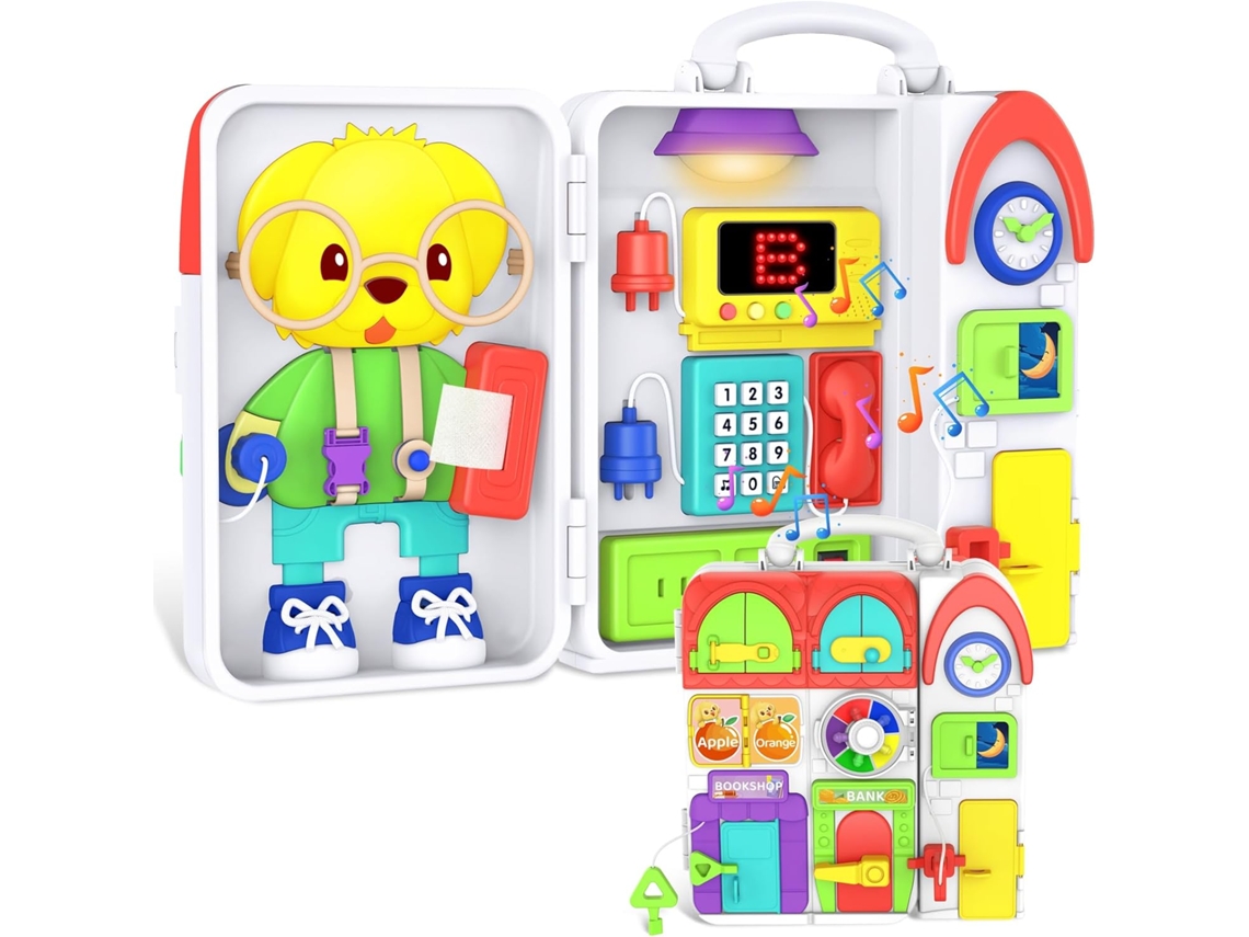 Quadro De Atividades Montessori Para Crianças De 1 A 3 Anos Com Música, Mais De 20 Atividades, Brinquedos Educativos Para Criança Aquaforge