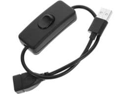 Cabo De Extensão Usb Para Interruptor, 4 Peças, Preto, 5 V