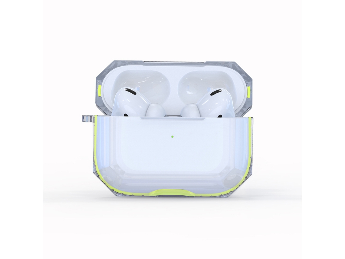 Capa para Airpods Pro transparente e anti impacto EOOCOO