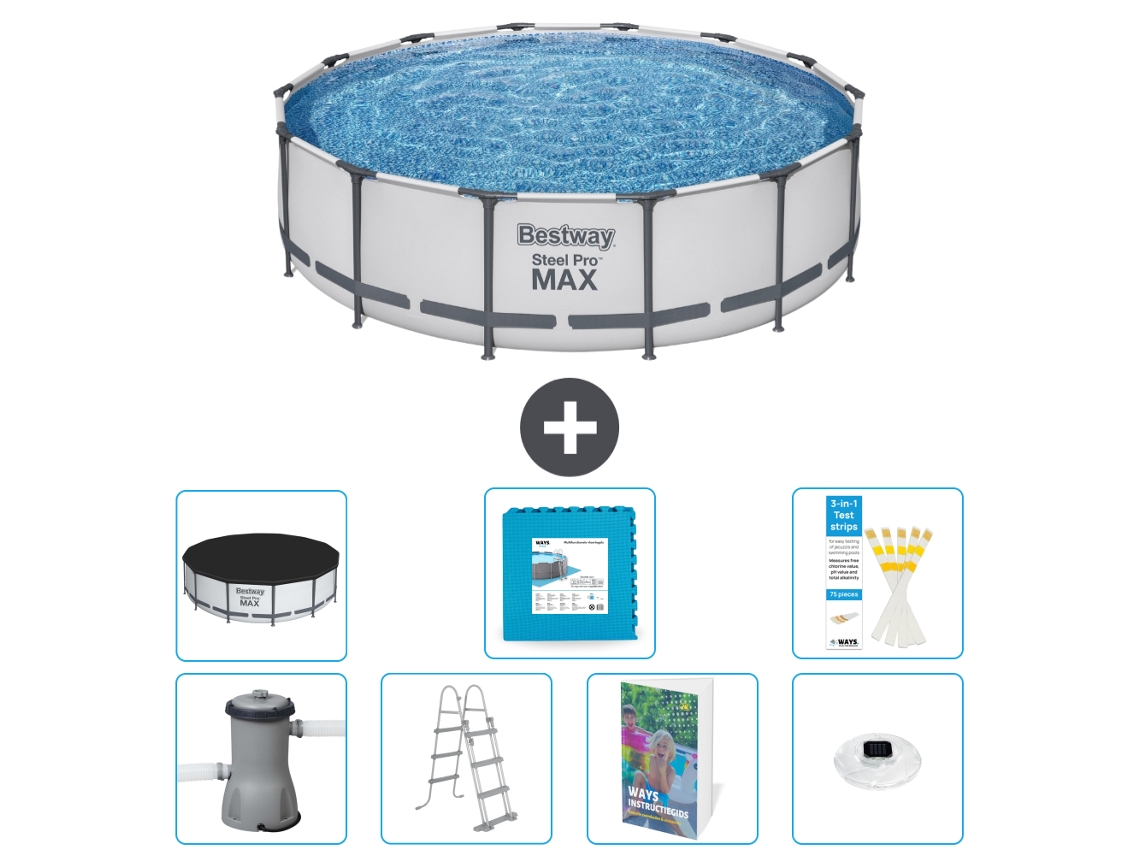 Bestway Piscina Bestway Steel Pro Max Redonda - 427x122 Cm - 8-peças S674