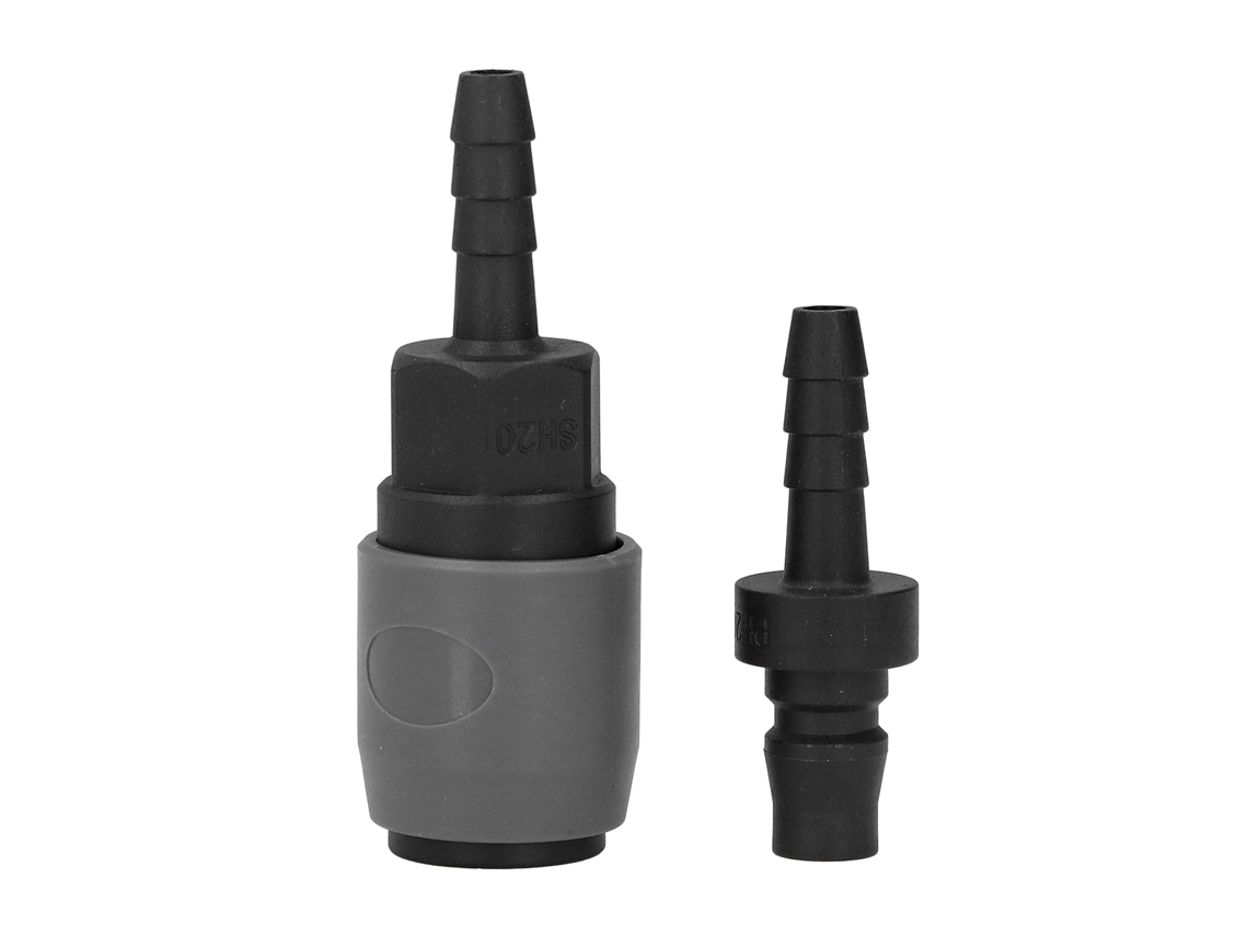 Kit Conector Rápido Auto-bloqueio Pneumático 5 Conjuntos