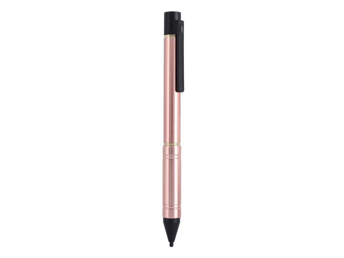 Caneta Estilo Ativo Capacitivo Universal Com Ponta De Silicone Ultrafina De 2,3mm - Ouro Rosa
