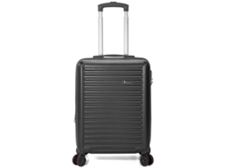 Benzi Cabine Mala Bz5845n-50, ABS Extensão da Cabine 55 cm, 4 Rodas Duplas, Data com Combinação de 3 Dígitos, Preta