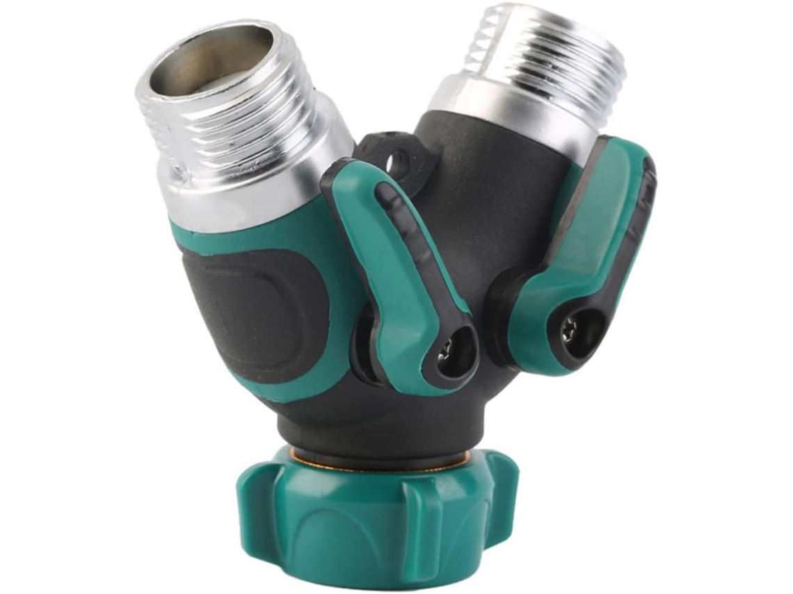 Conector Divisor Em Y Para Mangueira De Jardim, Abs, Com Adaptador