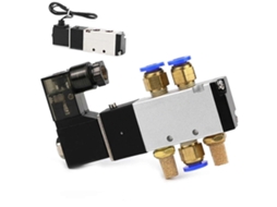 Válvula Solenoide De Ar 4v11006 1/8 Pneumat Valv 5 Vias Porta 2 Posições Gás Pneumática Nostalgia88