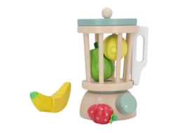 Mali brinquedo de Liquidificador de Madeira com Frutas para Crianças Jogo de Cozinha Educativo